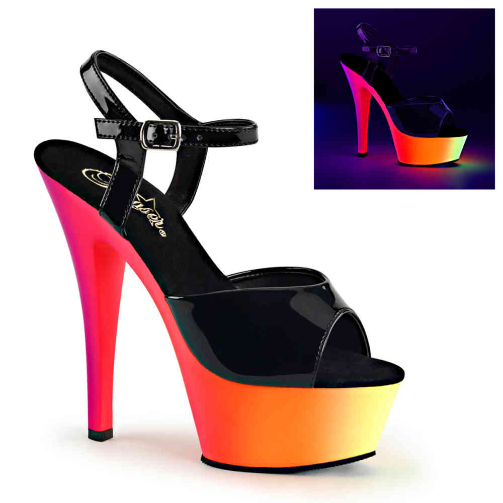 Plateau High Heels MOON 711MER Blau Plateau High Heels MOON 711MER Blau